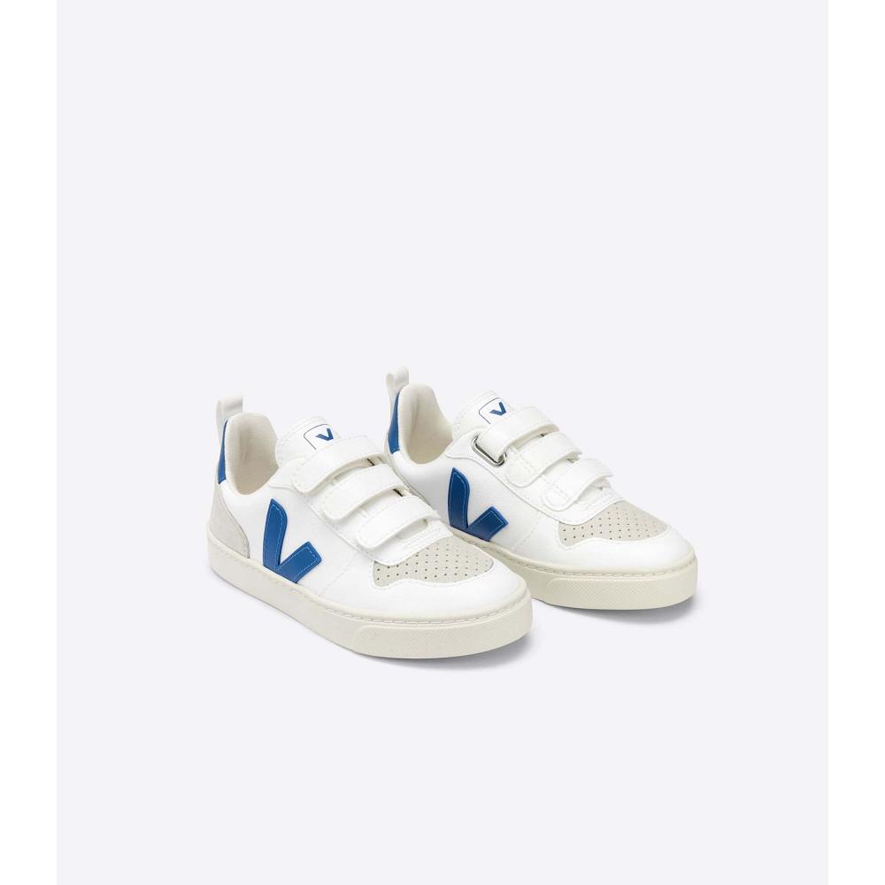 Veja V-10 CWL Tornacipő Gyerek White/Blue | HU 855HAP